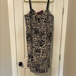 Stylish Animal Print Dress